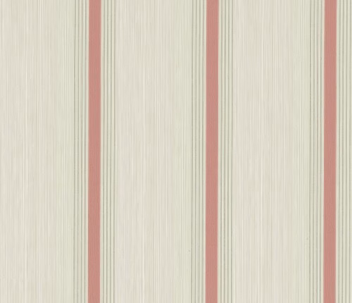 Обои Little Greene Painted Papers Cavendish Stripe - Brush Red 0286CVBRRED